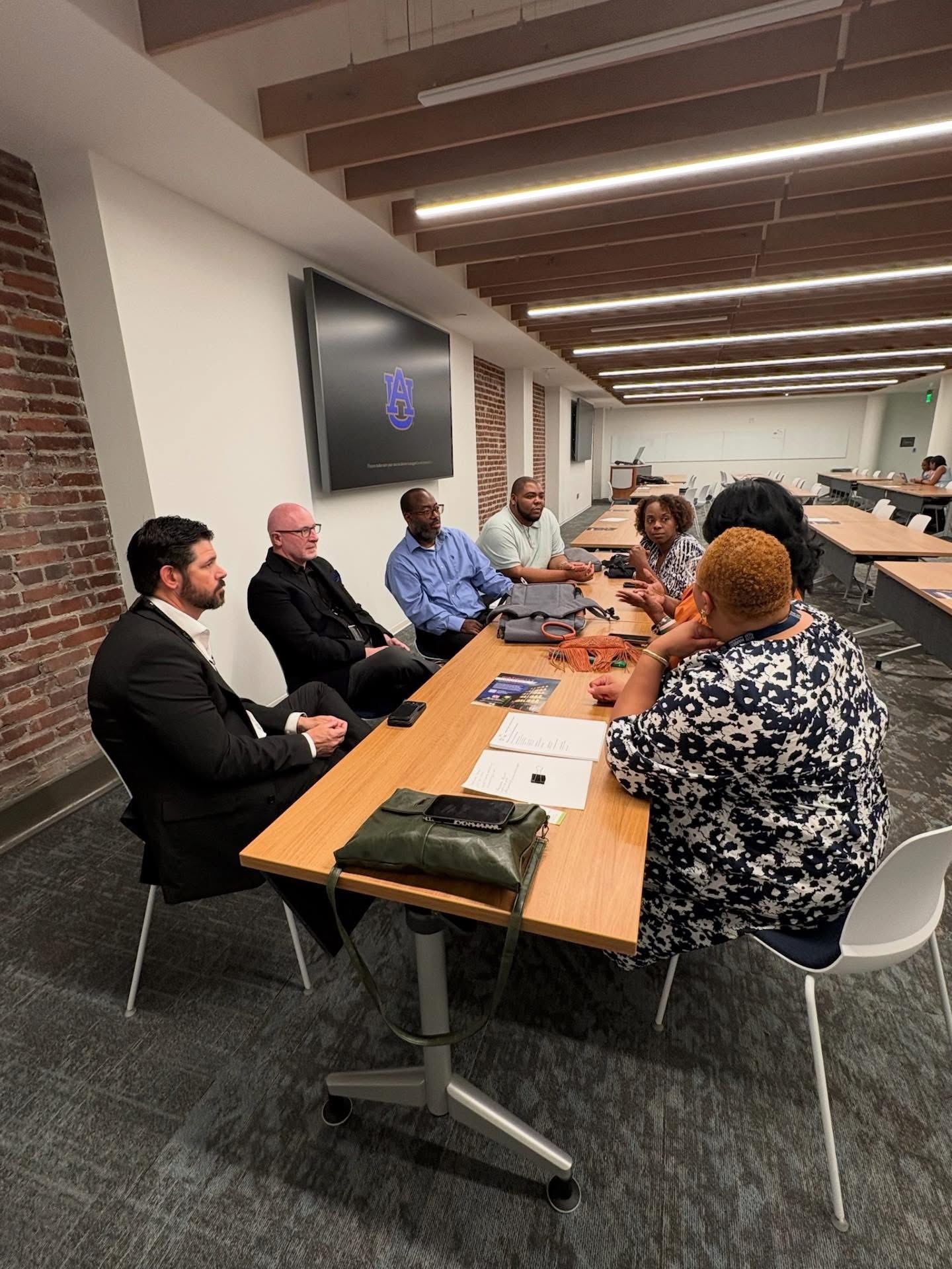 Roundtable conversation at Auburn Birmingham.